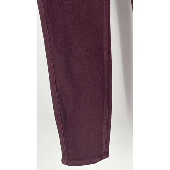 Paige Verdugo Ankle Cherry Noir Size 30  Cropped Ankle Ultra Skinny Soft - Picture 3 of 14